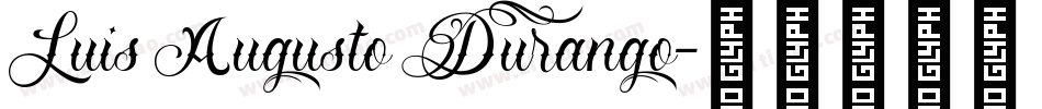 Luis Augusto Durango字体转换